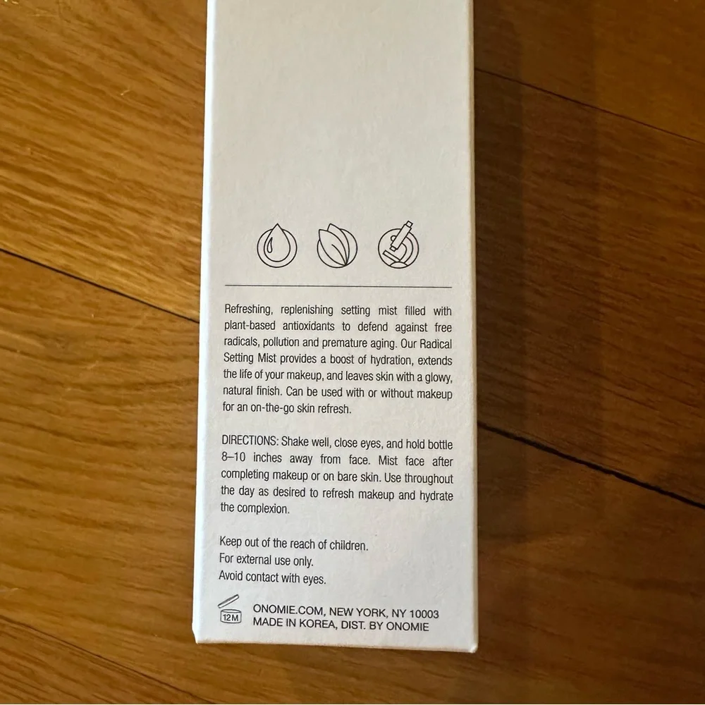 Onomie Radical Setting Mist NEW